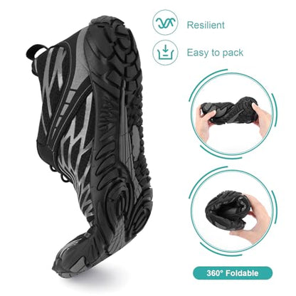 Minimalist Barefoot Shoes for Men Women Hike Footwear Barefoot Shoes Non-Slip Healthy Breathable Fashion Wide Toe Zero Drop Athletic Hiking and Trail Running Shoes