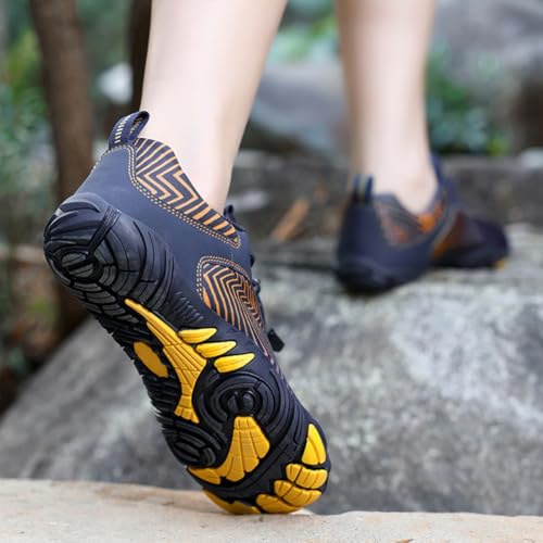 Minimalist Barefoot Shoes for Men Women Hike Footwear Barefoot Shoes Non-Slip Healthy Breathable Fashion Wide Toe Zero Drop Athletic Hiking and Trail Running Shoes