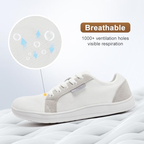 HOBIBEAR Womens Mens Minimalist Barefoot Shoes | Zero Drop | Wide Width Fashion Sneaker