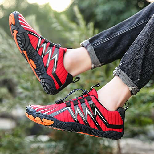 Minimalist Barefoot Shoes for Men Women Hike Footwear Barefoot Shoes Non-Slip Healthy Breathable Fashion Wide Toe Zero Drop Athletic Hiking and Trail Running Shoes