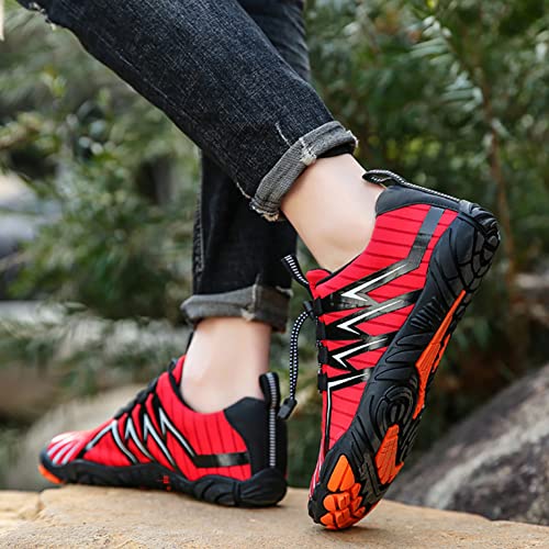 Minimalist Barefoot Shoes for Men Women Hike Footwear Barefoot Shoes Non-Slip Healthy Breathable Fashion Wide Toe Zero Drop Athletic Hiking and Trail Running Shoes