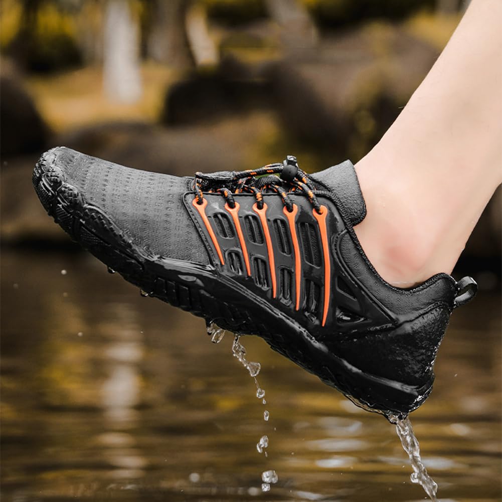 Minimalist Barefoot Shoes for Men Women Hike Footwear Barefoot Shoes Non-Slip Healthy Breathable Fashion Wide Toe Zero Drop Athletic Hiking and Trail Running Shoes