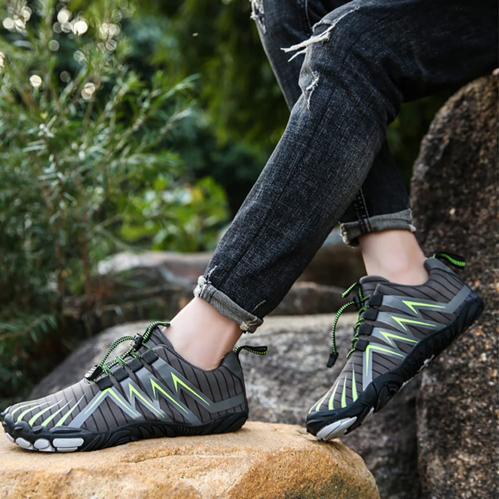 Minimalist Barefoot Shoes for Men Women Hike Footwear Barefoot Shoes Non-Slip Healthy Breathable Fashion Wide Toe Zero Drop Athletic Hiking and Trail Running Shoes