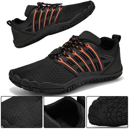 Minimalist Barefoot Shoes for Men Women Hike Footwear Barefoot Shoes Non-Slip Healthy Breathable Fashion Wide Toe Zero Drop Athletic Hiking and Trail Running Shoes