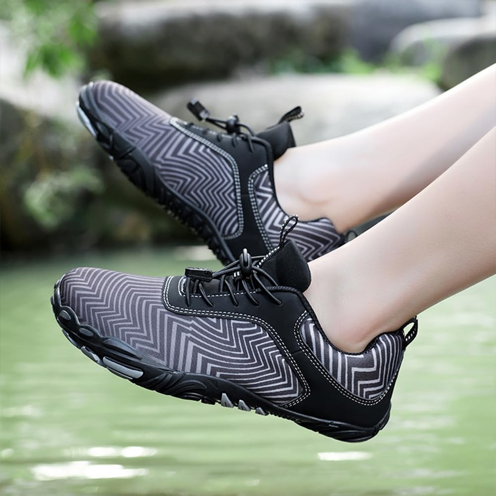 Minimalist Barefoot Shoes for Men Women Hike Footwear Barefoot Shoes Non-Slip Healthy Breathable Fashion Wide Toe Zero Drop Athletic Hiking and Trail Running Shoes