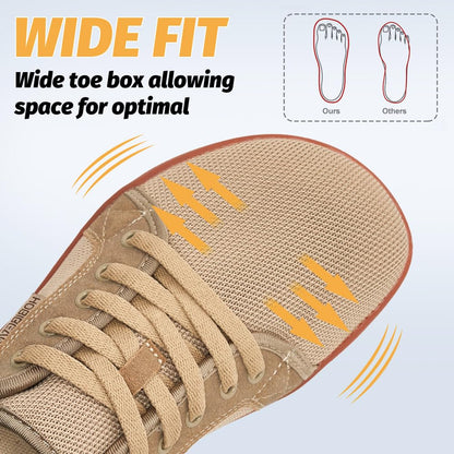 HOBIBEAR Womens Mens Minimalist Barefoot Shoes | Zero Drop | Wide Width Fashion Sneaker