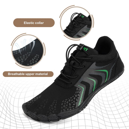 Minimalist Barefoot Shoes for Men Women Hike Footwear Barefoot Shoes Non-Slip Healthy Breathable Fashion Wide Toe Zero Drop Athletic Hiking and Trail Running Shoes