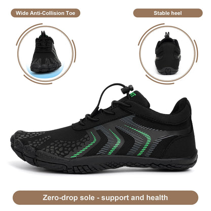 Minimalist Barefoot Shoes for Men Women Hike Footwear Barefoot Shoes Non-Slip Healthy Breathable Fashion Wide Toe Zero Drop Athletic Hiking and Trail Running Shoes